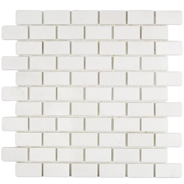 Picture of SOHO Studio Corp - White Thassos Mosaic 1x2 Brick