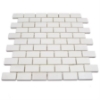 Picture of SOHO Studio Corp - White Thassos Mosaic 1x2 Brick