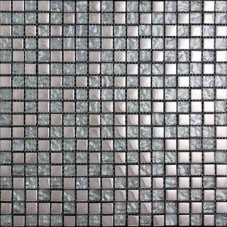 Picture of MiR Mosaic - Crystal Springs Squares Sterling Gloss