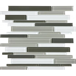 Picture of Chesapeake Flooring - Essentials Glass Mosaic Random Strip Mineral Blend