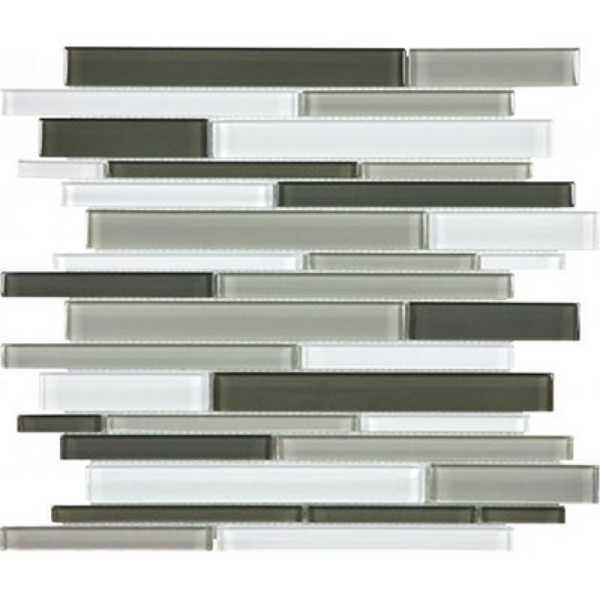 Picture of Chesapeake Flooring - Essentials Glass Mosaic Random Strip Mineral Blend