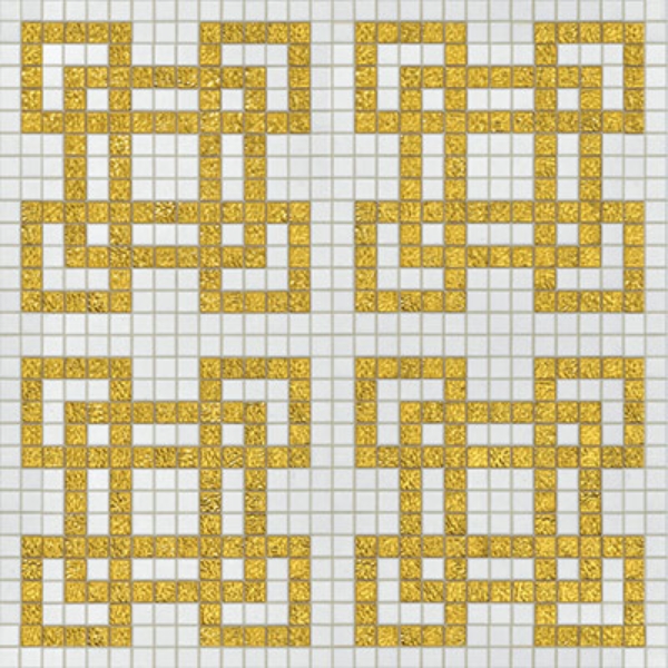 Picture of Bisazza Mosaico - Decori 20 - Granada Granada Oro Giallo
