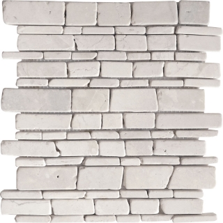 Picture of Bati Orient - Opus Mosaic Baguette Stone Random White Beige Mix