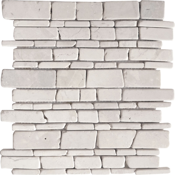 Picture of Bati Orient - Opus Mosaic Baguette Stone Random White Beige Mix