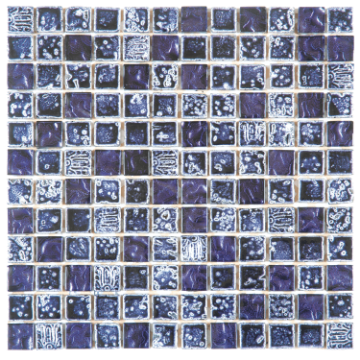 Picture of Bati Orient - Mix Mosaic 7/8 x 7/8 Purple Mix Marble Glass