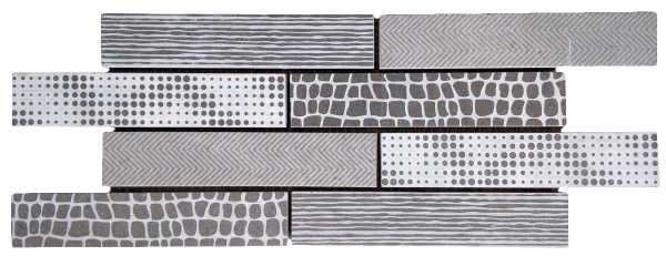 Picture of Bati Orient - Marble Nature Print Brick Grey