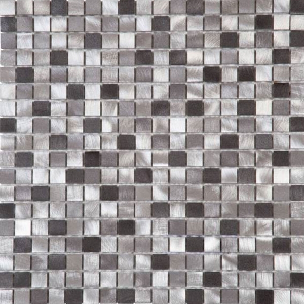 Picture of Bati Orient - Metal Art Mosaics Brushed Aluminum Grey
