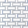 Picture of SOHO Studio Corp - Interlace White Thassos & Blue Macauba