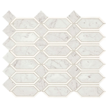 Picture of Marazzi - Castellina Linear Hex White Gray