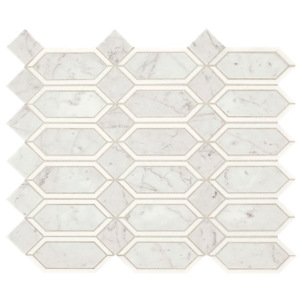 Picture of Marazzi - Castellina Linear Hex White Gray