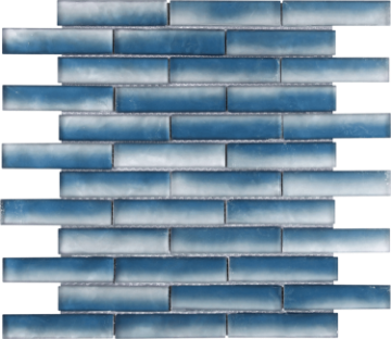 Picture of Bati Orient - Mix Mosaic Baguette Blue Mix Matte