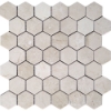 Picture of MiR Mosaic - Valencia Crema Hex Honed