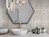 Picture of MiR Mosaic - Valencia Crema Hex Honed