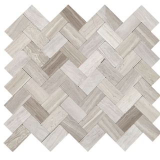 Picture of Daltile - Minute Mosaix Herringbone Chenille White