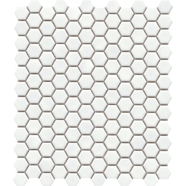 Picture of Emser Tile - Influence White Hex 1-inch