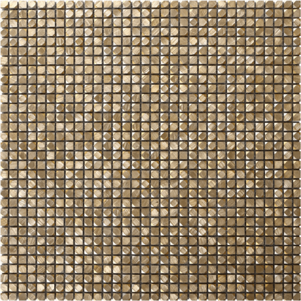 Picture of Bati Orient - Metal Art Mosaics Mini Hexagon Gold Aluminum