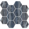 Picture of Happy Floors - Exotic Stone Hexagon Mosaic Lagoon