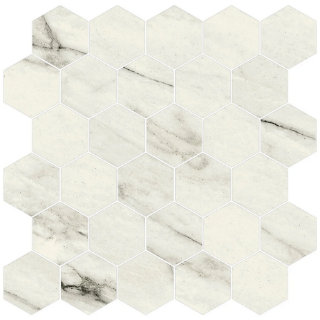 Picture of Milestone - Jem Mosaic Hexagon Forte White Matte