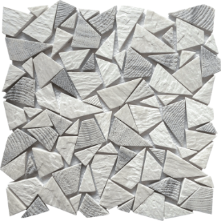 Picture of Bati Orient - Opus Mosaic Reconstituted White Grey Mix
