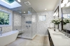 Picture of Elon Tile & Stone - Herringbone Mosaics 1 x 4 Bianco Oro Honed
