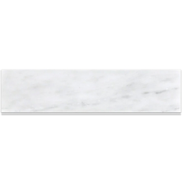 Picture of Elon Tile & Stone - Marble 3 x 12 Pearl White Honed