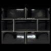 Picture of Elon Tile & Stone - Metropolitan Beveled Piccadilly Black Glossy