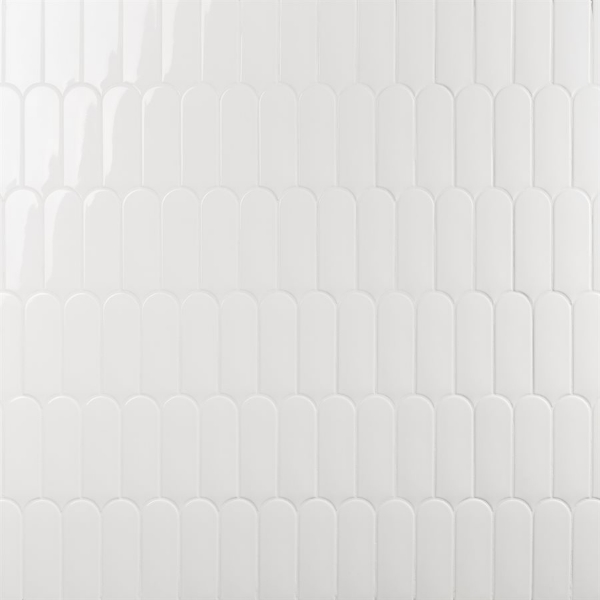 Picture of SOHO Studio Corp - Fan 3 x 8 White / Polished