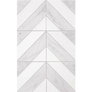 Picture of Daltile - Perfit Mosaix Saran White Thassos Dash Honed