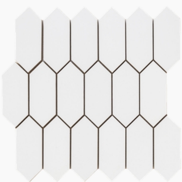 Picture of American Wonder Porcelain - Arctic Style Assorted Mosaics Arctic White Picket