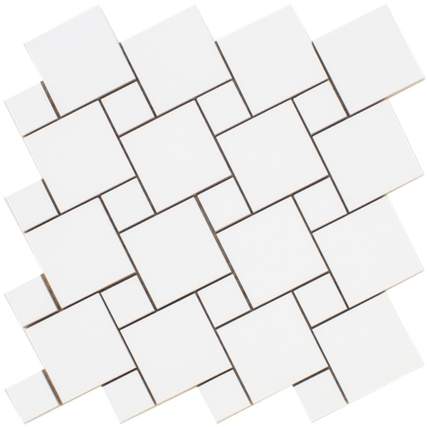 Picture of American Wonder Porcelain - Arctic Style Assorted Mosaics Arctic White Modern