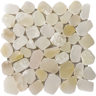 Picture of Bati Orient - Pebbles Sliced Onyx Light Beige