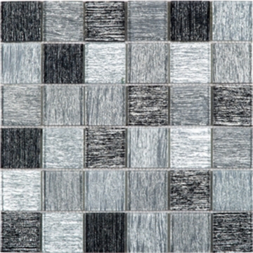 Picture of Bati Orient - Glass Stripe Effect Mosaic Grey Mix Stripe Effect