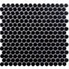 Picture of Roca - CC Mosaics Black Bright Pennyround
