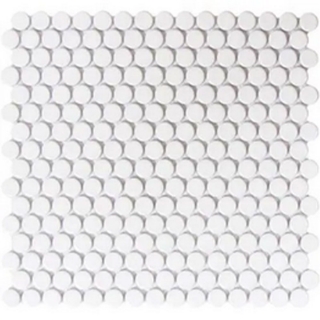Picture of Roca - CC Mosaics White Bright Pennyround