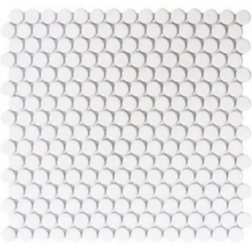 Picture of Roca - CC Mosaics White Bright Pennyround