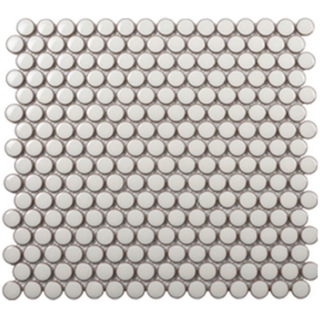 Picture of Roca - CC Mosaics Plus Pearl White Bright Pennyround