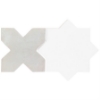 Picture of SOHO Studio Corp - Malta Star & Cross Polished White Star & Matte White Cross