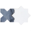 Picture of SOHO Studio Corp - Malta Star & Cross Polished White Star & Matte Denim Blue Cross