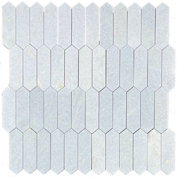 Picture of Elon Tile & Stone - Picket 2 x 6 Mosaics Blue Celeste Polished