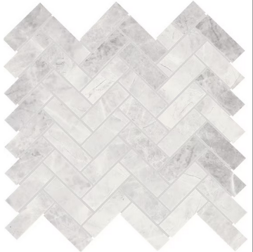 Picture of Daltile - Eclessia Herringbone Mosaic Cristallo