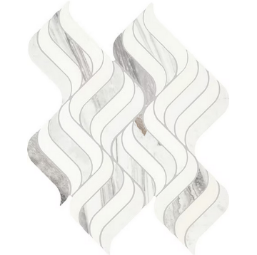 Picture of Daltile - Eclessia Wave Mosaic Volakas Blend