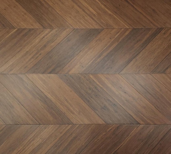 Picture of Blue Forest - Single Length Chevron Planks Tawny Smoke