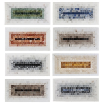 Picture of SOHO Studio Corp - Imogen Rectangle Multi Color Mix