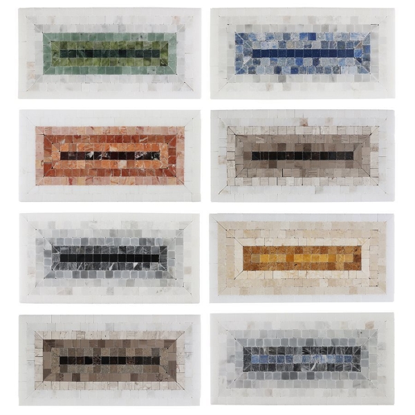 Picture of SOHO Studio Corp - Imogen Rectangle Multi Color Mix