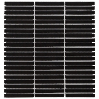 Picture of SOHO Studio Corp - Motek Tri Stacked Mosaic Polished Black