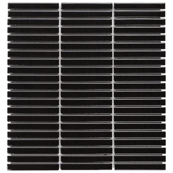 Picture of SOHO Studio Corp - Motek Tri Stacked Mosaic Polished Black