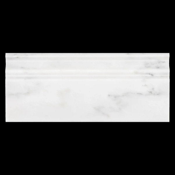 Picture of Elon Tile & Stone - Base Moldings Pearl White Honed