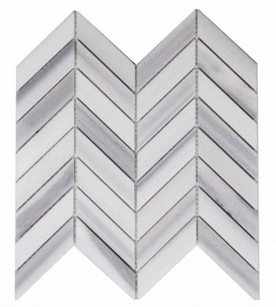 Picture of Elysium - Chevron Mosaic Marmala White