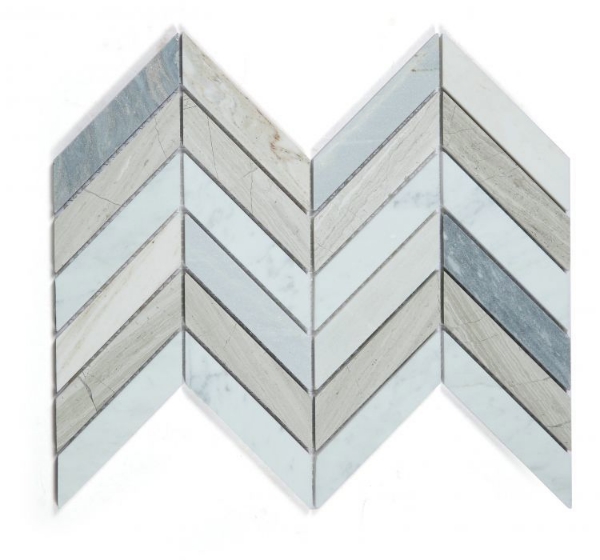 Picture of Elysium - Chevron Mosaic Blue