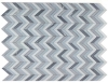 Picture of Elysium - Chevron Mosaic Deep Ocean